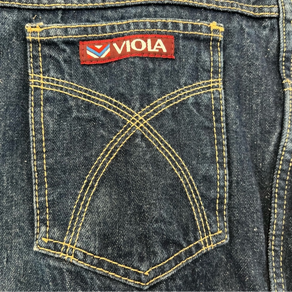 Viola 70s Western Classic 5 Pocket Mens Bootcut Jeans W36, L33.5‎